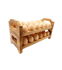 Деревянная подставка для яиц