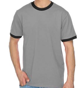 Camisas personalizadas para hombres y mujeres, camisetas unisex estilo personalizado algodón poliéster Ringer - Product Image 1