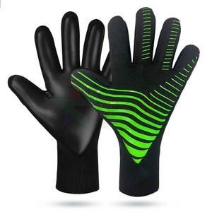 Gants de gardien de but de football en cuir épais, protection des doigts, extérieur, paume en latex antidérapante, gants de gardien de but de football - Product Image 1