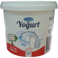 3 litres PP IML seau avec poignée Logo personnalisé couleur conteneur de peinture de yaourt emballage rond écologique origine tr-dyk3000