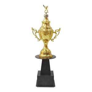 Custom <b>Metal</b> Cricket Trophy Cup for Championship Award Memorial Display - Product Image 5