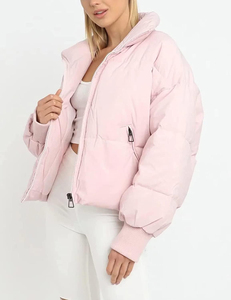 Chaqueta acolchada con capucha para mujer a la moda, abrigo de invierno cálido y elegante duradero, chaqueta acolchada para mujer, resistente al agua, acolchado suave - Product Image 6
