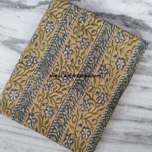 Premium Eco-Friendly Lightweight Block Print Cotton Cambric 60X60 Fabric for Home Decor Craft Boys Clothing & Bags - Product Image 2