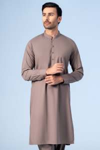 Meilleures ventes en gros de Shalwar Kameez pakistanais élégants costumes pour hommes Kurta Eid Shalwar Kameez été hiver costumes ethniques OEM - Product Image 4