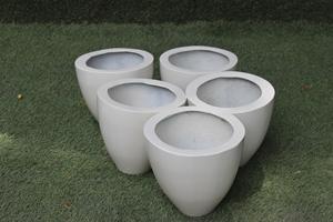 Petite jardinière de table pour usage intérieur, plantation directe, plantes artificielles, finition lisse, qualité export, prix abordable, en fibre. - Product Image 4