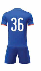 Camiseta de equipo de poliéster hecha a medida, conjuntos de camisetas de fútbol, impresión por sublimación, su propio diseño para su propia ropa de fútbol - Product Image 5