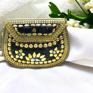 Bolso de mano de metal para novia, bolso de mano de mosaico, bolso de fiesta con cadena de hombro para mujer, ropa de fiesta de LUXURY CRAFTS - Product Image 4