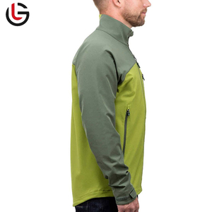 Meilleure vente hommes col montant Softshell veste High Street Style personnalisable broderie patchs hiver tissu prix de gros - Product Image 2