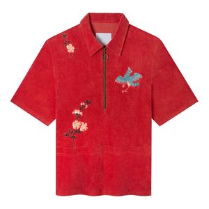 OEM Tropical Cabana Shirt Chemise de plage pour hommes personnalisée avec broderie Mélange de lin Summer Resortwear Commande en gros fournisseur - Product Image 6