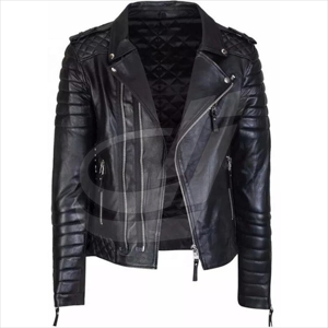 Chaqueta de cuero genuino Unisex 2023, ropa de abrigo personalizada de alta calidad para hombre, Parka con cuello levantado en bloque de Color, venta al por mayor - Product Image 6
