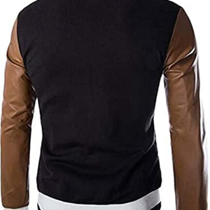 Chaqueta de béisbol Varsity personalizada de nuevo diseño de tendencia, chaqueta cortavientos Bomber con letras divididas, chaqueta ligera para adultos y jóvenes - Product Image 6