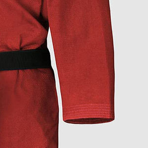 Ropa deportiva para jóvenes y adultos, Taekwondo uniforme de teñido liso, traje de Karate de Judo, tela estirada de algodón y poliéster para Wado Kendo - Product Image 6