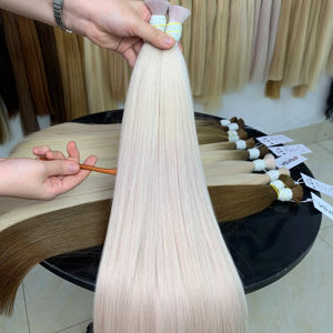 ผมต่อบริสุทธิ์ขนาด28นิ้วยาวถึง100กรัมนุ่มลื่นแข็งแรงทนทาน - Product Image 1