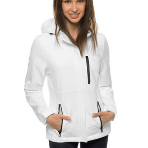 Women Hooded Winter Softshell Jacket Casual Outdoor Breathable Nylon Waterproof Windproof with Adjustable Features Comfortable - Product Image 1