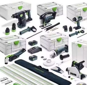 New arriver Festools 18v 5 Piece Brushless 2 X 5.2ah Ultimate <b>Builders</b> Combo Kit - Product Image 1