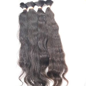 Raw Bone Straight Bulk Cheveux Humains 100% Remy Extensions de Cheveux Naturels Usine Prix de Gros - Product Image 1