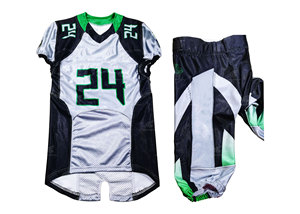 ชุดเสื้อเจอร์ซีย์พิมพ์ลายซับลิเมชันชุดกีฬา2ชิ้นชุดเล่นกีฬาอเมริกันฟุตบอลออกแบบได้ตามต้องการ - Product Image 4