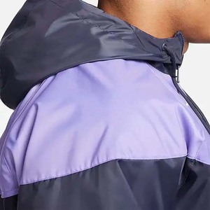 Men's Autumn <b>Hooded</b> Windbreaker Rain <b>Jacket</b> Waterproof Breathable Zipper Closure Polyester <b>Jackets</b> - Product Image 3