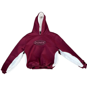 Sweat à capuche unisexe pour homme, coupe ample, 100% coton épais, streetwear surdimensionné, sweat à capuche court pour homme - Product Image 4