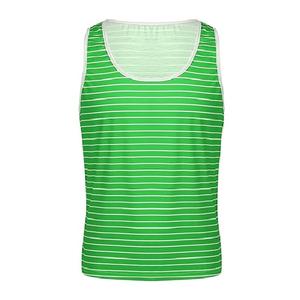 Summer Comfortable Best Selling Stripe Color 100% Cotton Single Jersey Round Neck Men's tank Top From Bangladesh Best Price - Product Image 5