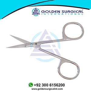 กรรไกรตัดหนังกำพร้าแบบโค้ง สแตนเลส สำหรับมืออาชีพ ทำเล็บมือและเล็บเท้า |   กรรไกรตัดเล็บปลายแหลมพิเศษ - Product Image 4