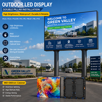 Écran LED extérieur en aluminium TOPvision à économie d'énergie, faible consommation d'énergie, haute luminosité, écran publicitaire