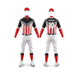 Meilleure vente grande taille séchage rapide uniforme de baseball pour hommes logo personnalisé caractéristique respirante - Product Image 4