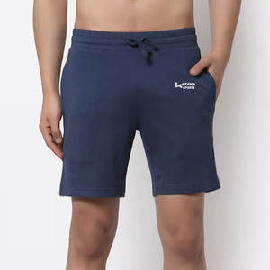 Short de sport pour hommes en coton respirant 100% à prix raisonnable avec motif sportif solide à poches recto verso personnalisé - Product Image 4