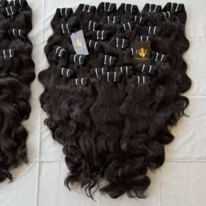 Vendeurs de cheveux vierges cambodgiens, tissage de cheveux indiens de Temple bruts, paquet de cheveux naturels vietnamiens bruts humains bouclés - Product Image 2