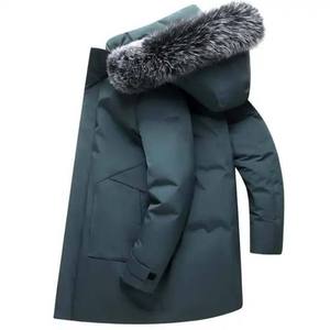 OEM Men's Puffer <b>Jacket</b> Custom Quilted Down Coat <b>Warm</b> Winter Outerwear <b>Waterproof</b> Outdoor Fashion Wear - Product Image 1
