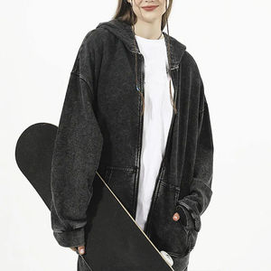 Conjuntos Deportivos Personalizados para Hombre, Hechos a Medida, Estilo Holgado, Lavado Ácido, Sudadera con Capucha y Cremallera, Pantalones Deportivos, Conjuntos Deportivos para Hombre - Product Image 2