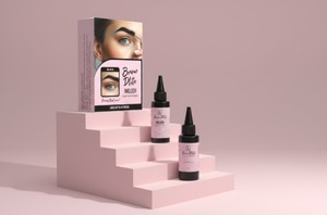 Teinture pour sourcils et cils semi-permanente de haute qualité, imperméable, à base de plantes, minérale, double tête, hybride, liquide, teinture, étiquetage personnalisé - Product Image 3