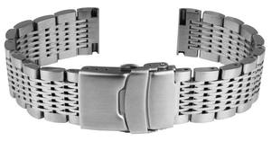 Bracelet de montre en acier inoxydable unisexe de luxe GD036, respirant, résistant à l'eau, 18-24 mm, bracelet de montre intelligente, logo personnalisé, marque métallique - Product Image 2