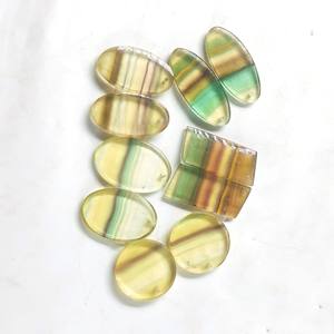 อัญมณีกึ่งมีค่า AAA + ฟลูออไรต์ธรรมชาติหลายเม็ดอัญมณีบำบัดพลังงานแบบ100% - Product Image 2