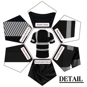 Breathable Comfortable Hi <b>Vis</b> <b>T</b>-<b>Shirts</b> Custom Size Hi <b>Vis</b> <b>T</b>-<b>Shirts</b> In Stock Hi <b>Vis</b> <b>T</b>-<b>Shirts</b> - Product Image 4