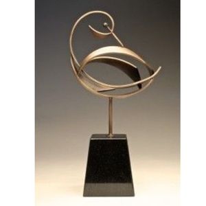 Custom Luxury Art Deco Interior Design Sculpture <b>for</b> Home Office Hotel; Wedding Centerpiece Metallic Aluminium Finish Get Well - Product Image 4