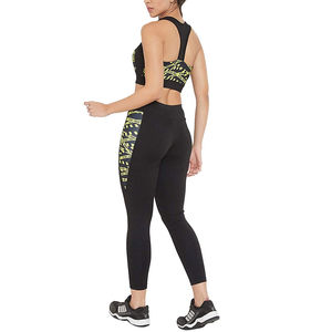 Ensemble de vêtements de sport de compression pour femmes en nylon et élasthanne sur mesure, vêtements de yoga actifs, vêtements de sport sans couture pour la salle de sport et le yoga - Product Image 4