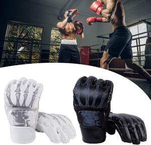 Gants de MMA demi-doigts de haute qualité, nouveau produit du fabricant pour les combats, l'entraînement de boxe, en cuir PU - Product Image 2