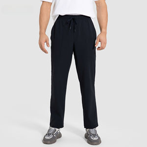 Pantalons de sport d'été pour hommes, séchage rapide, conception de jambe droite longue, fitness en plein air et pantalons décontractés - Product Image 4