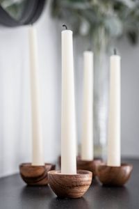 Below HOLDER WOODEN <b>CANDLE</b> <b>STAND</b> MODERN LUXURY STYLE for HOME and CHRISTMAS DECORATION BEST SELLING PILLAR HOLDER - Product Image 2