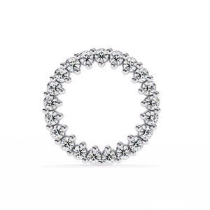 ต่างหูแบบติดหูชุบทอง 18K สุดหรู ประดับเพชรเพาะเลี้ยง ดีไซน์โรสโกลด์สุดพิเศษ สำหรับงานหมั้น ประดับด้วยเพชรหลักแบบเพทาย - Product Image 2