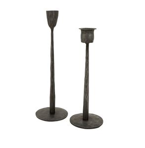 Portavelas de metal de inspiración vintage con detalles intrincados para una decoración tradicional y acento interior de estilo antiguo - Product Image 6