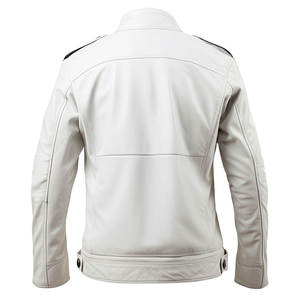 Chaqueta Bomber de Cuero para Hombre, Estilo Motero y Biker, Diseño Moderno de Invierno, con Capucha de Piel de Vaca, Proveedor - Product Image 6