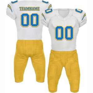 Maillot de football américain personnalisé par sublimation, unisexe, manches courtes, grande taille, respirant, nouvelle arrivée - Product Image 4