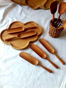 HIGH QUALITY Wholesale Sustainable Wooden Teaspoon 5.8 Inch <b>Small</b> Spoons for Honey Jam Condiments Hand Wash Only Kitchen Utensil - Product Image 6