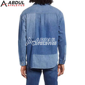 Chemise en jean pour homme respirante, fabriquée dans un matériau de haute qualité, best-seller pour adultes - Product Image 3