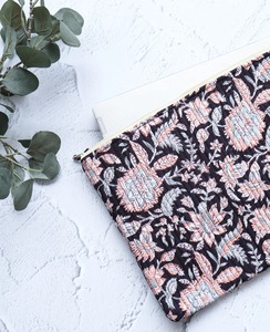 13-17 pouces léger Durable matelassé moderne Floral coton pochette pour ordinateur portable étanche affaires Simple quotidien bureau Protection - Product Image 1