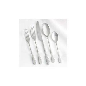 Poignée carrée plaquée argent avec logo personnalisé avec un ensemble de couverts argentés uniques à l'aspect moderne - Product Image 3