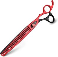 Ciseaux de toilettage pour animaux de compagnie, ciseaux de coiffure, ciseaux à effiler, ciseaux de barbier, ciseaux à cheveux de salon, 9 pouces pour chien, chat et animaux de compagnie