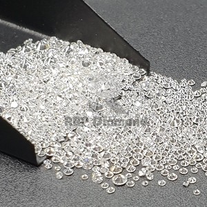 Diamantes Naturales Sueltos 100% Puros de 2 MM, Claridad VS, Color G H, Corte Brillante Redondo, Certificados por IGI, Diamantes Melee - Product Image 1